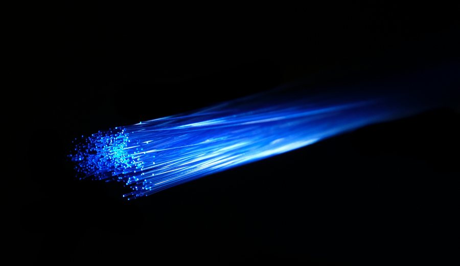Fiber optic network lines